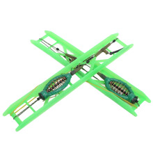 2er Pack Fischerei-Feedercage Köder Springhalter mit 30g Bleikugel