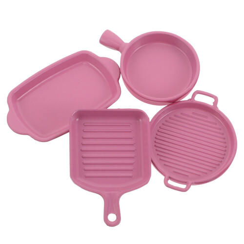 3Sets Backform Metall Rosé Für Puppenhaus