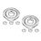 8Stk Sprinkler Sichtblende Einfache Montage Decke 5