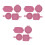 3Sets Backform Metall Rosé Für Puppenhaus 8