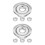 8Stk Sprinkler Sichtblende Einfache Montage Decke 8