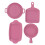 3Sets Backform Metall Rosé Für Puppenhaus 3