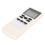 Télécommande infrarouge de remplacement pour climatiseur portable, aucune programmation requise, télécommande de remplacement avec 6