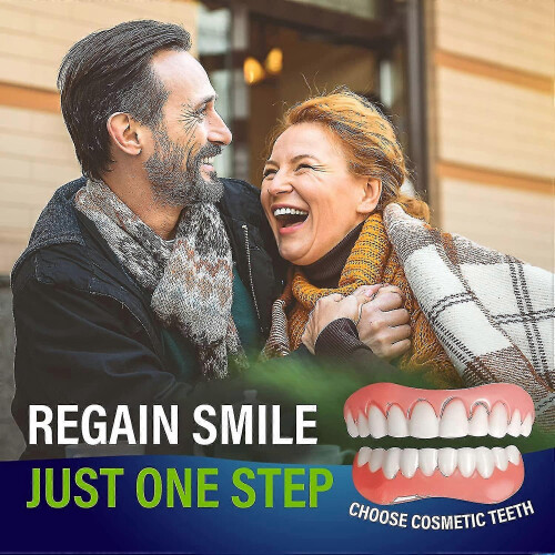 Dentures Upper And Lower Dentures Protect Teeth Restoring A Confident Smile, 5 Pieces White 2