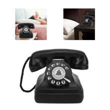 Zartes Retro Festnetztelefon Modell Resinfigur Vintage Wohnaccessoire Geschenk