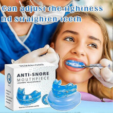 (Transparent)Anti-Snoring Mouthpiece Device Teeth Bruxism Sleeping Apnea Bruxism Snoring Mouth Guard Improve Sleep Braces Teeth Orthodontic
