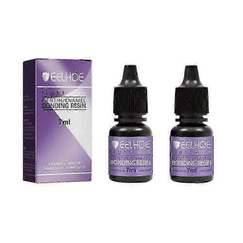 (2pcs) 7ml DIY Tooth Glue Strong Stickiness Quick-drying Waterproof Multi-function Widely Used Decorative