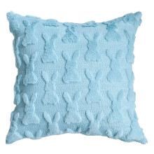 Hoogwaardige kussensloop, pluchen hoes voor een-450*450mm Blauw