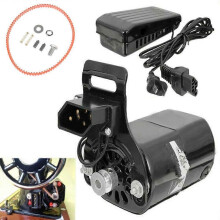 (EU Plug) 220V Sewing Machine Motor W/Foot Pedal Replacement For Domestic Old Sewing Machine 180W 0.9A