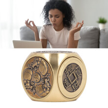 Messing-Drehspielzeug Fidget Toy 4cm Stressabbau Kompakt für Erwachsene