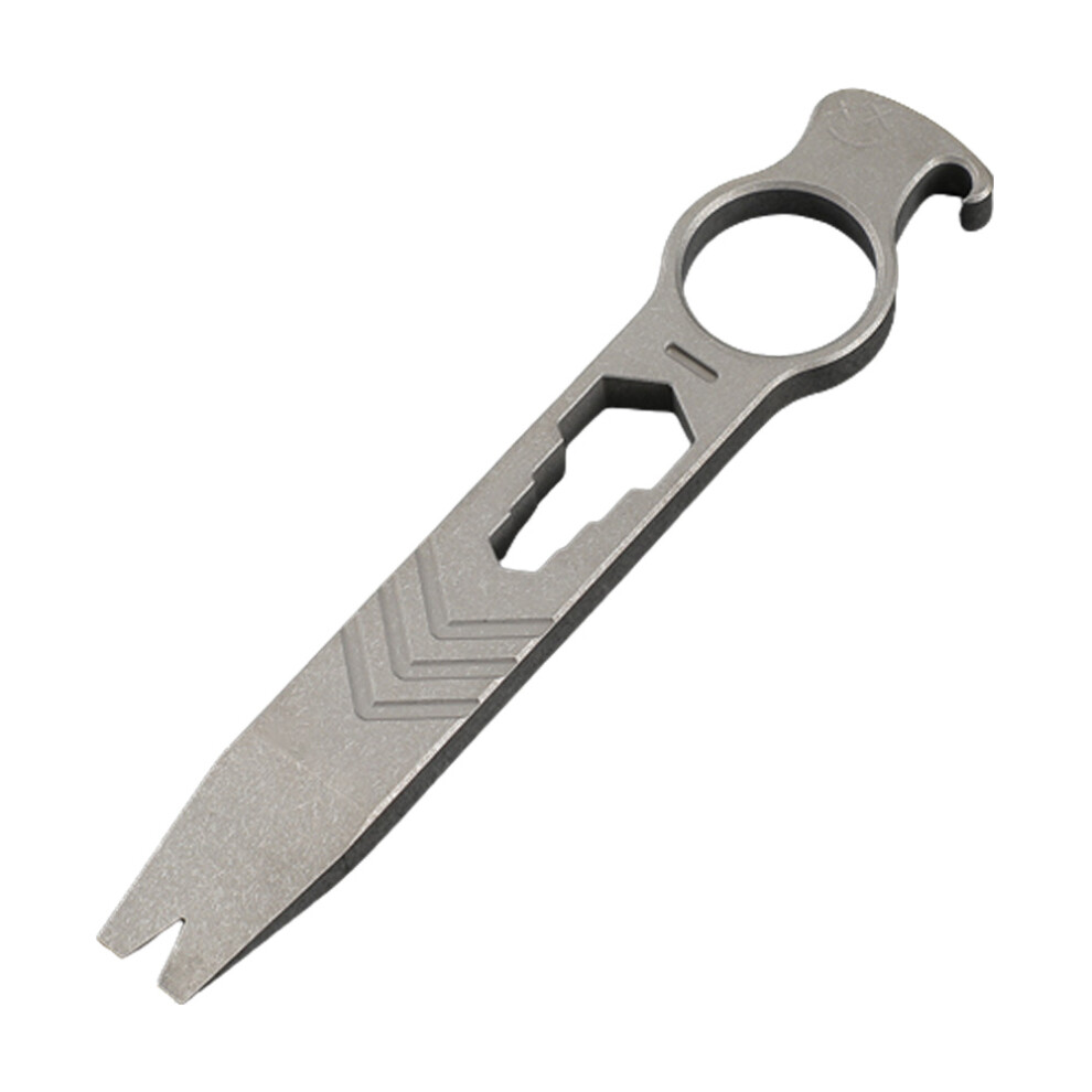 Titanium Multitool, Portable And Compact Edc Pry Bar, Hex Wrench, Versatile Use For Outdoor Camping Hiking, Perfect Gift For Men (140Mmx28mmx8mm) 9301476341972