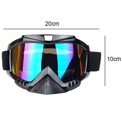 Γυαλιά Dirt Bike, Πολυχρηστικά γυαλιά προστασίας UV400 με αναπνεύσιμο και απορροφητικό 1