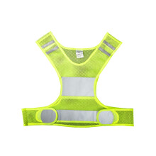 Reflective Vest For Outdoor Safety Gear, Adjustable Velcro High Visibility Breathable Mesh Material Vest With Enhanced Visibility For Running Jogging