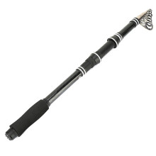 Canna da pesca telescopica per acqua salata e dolce, canna da spinning portatile da viaggio con lunghezza regolabile, costruzione resistente, design