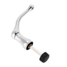 Manopola antiscivolo per mulinello da pesca, ricambio in metallo, impugnatura ergonomica in EVA, design confortevole, resistente, per acqua dolce e