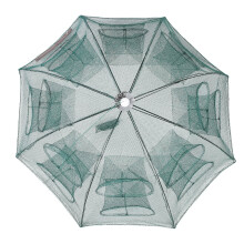 Foldable Fishing Net Pop Up Soccer Goal, Foldable Fishing Net Durable Nylon Bait Trap Easy Release Zipper With Steel Frame For Shrimp Lobster Crayfish