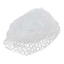 Filet de pêche à la mouche pliant en caoutchouc, profondeur 47 cm, blanc, pièce de rechange