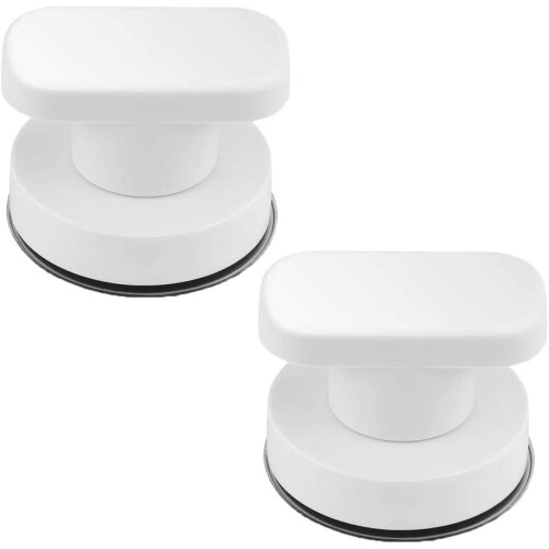 Reusable Non-marking Installation ABS Material, Smooth Surface Grip Suction Cup Knob for Portable Support Handle Vacuum Lock Ring