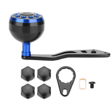 Power Handle For Fishing Reel Metal Power Handle Replacement Parts Durable Metal Construction Easy To Install Adjustable Mounting Hole Compatible With