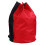 Polyester Drawstring Backpack, Sports Gym Bag with Large Capacity and Non Scratch Liner for Multi-Purpose Use (Red) 1