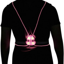 Innovativ LED-reflexväst, löparljus med hög synlighet för löpare, justerbar reflexutrustning för män och kvinnor, lätt, uppladdningsbar