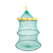 Foldable Fishing Trap, Durable Polyethylene Material For Enhanced Durability And Natural Environment Blend, Premium Bait Trap With Multiple Entrances