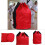 Polyester Drawstring Backpack, Sports Gym Bag with Large Capacity and Non Scratch Liner for Multi-Purpose Use (Red) 8