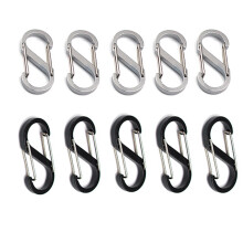 Versatile Dual Carabiner, High-Quality Aluminium Alloy Construction Ensuring Solid Durability, Individually Weight Rated For Safe Use, Multi-Purpose F