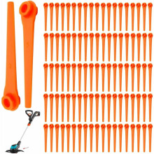Garden Care Excellence, Plastgræstrimmerknive, Holdbart blad, Simpelt design, Gardena-kompatibilitet, Til plæneklippere - Nr. 9823, 9825, 9820,