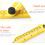 Multi Angle Measuring Ruler for Professional Craftsmen, Precision Layout Tool with Four-Sided Ruler Configuration, Adjustable Angle Finder Foldable 3