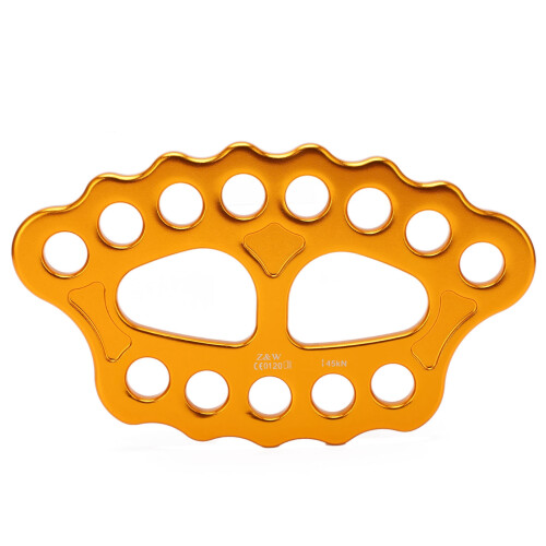 Climbing Rigging Plate, Multi-Anchor Configuration For Climbing And Abseiling, Sophisticated Production Technology Ensures Smooth Rappelling Support,