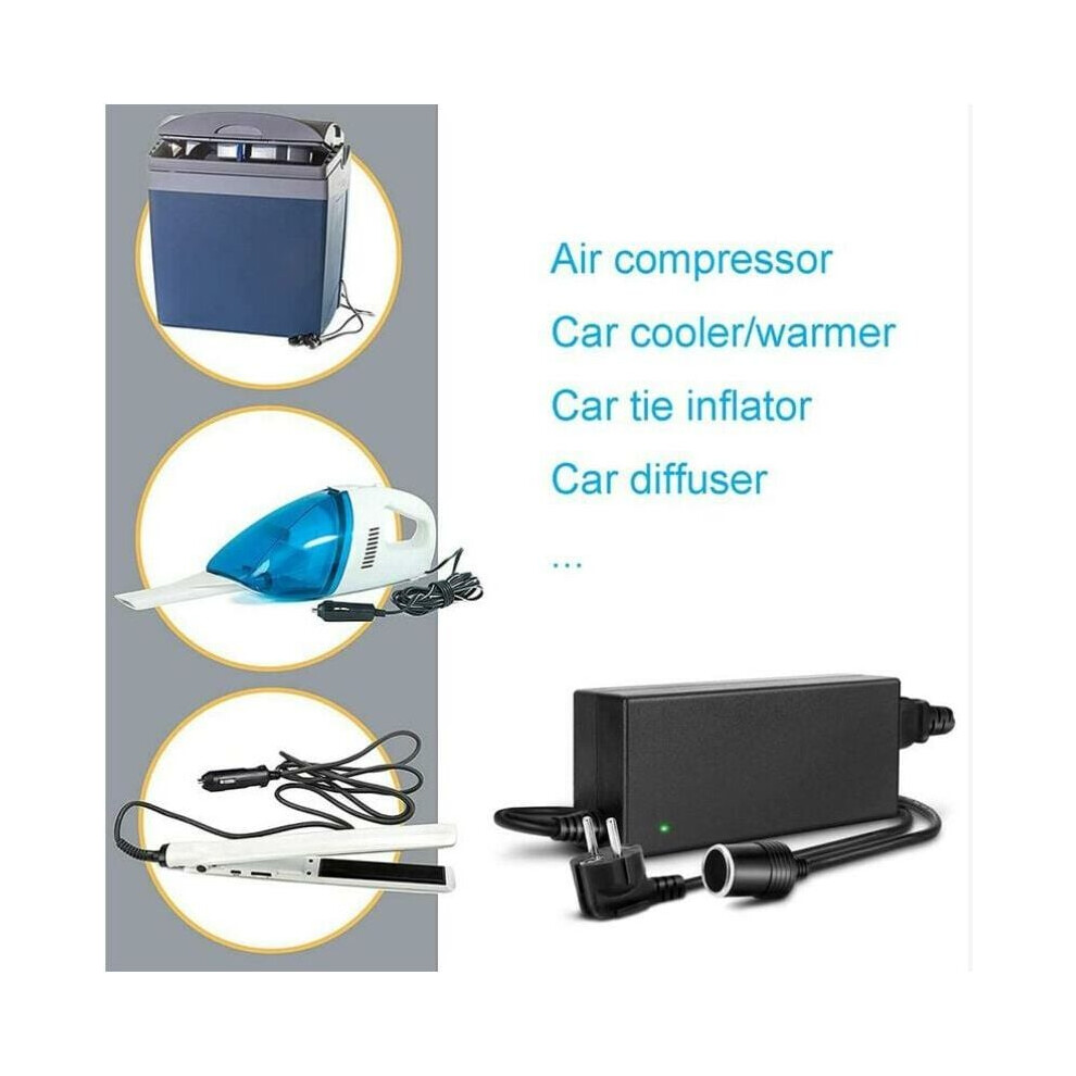 Powerful Ac To Dc Converter For Universal Use, Transform Household Power To 12-Volts Dc With Automatic Thermal Cut-Off And Short Circuit Protection 9169997255907