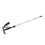 Ultra Light 5-Fold Trekking Pole with Curved Handle, Silver 13