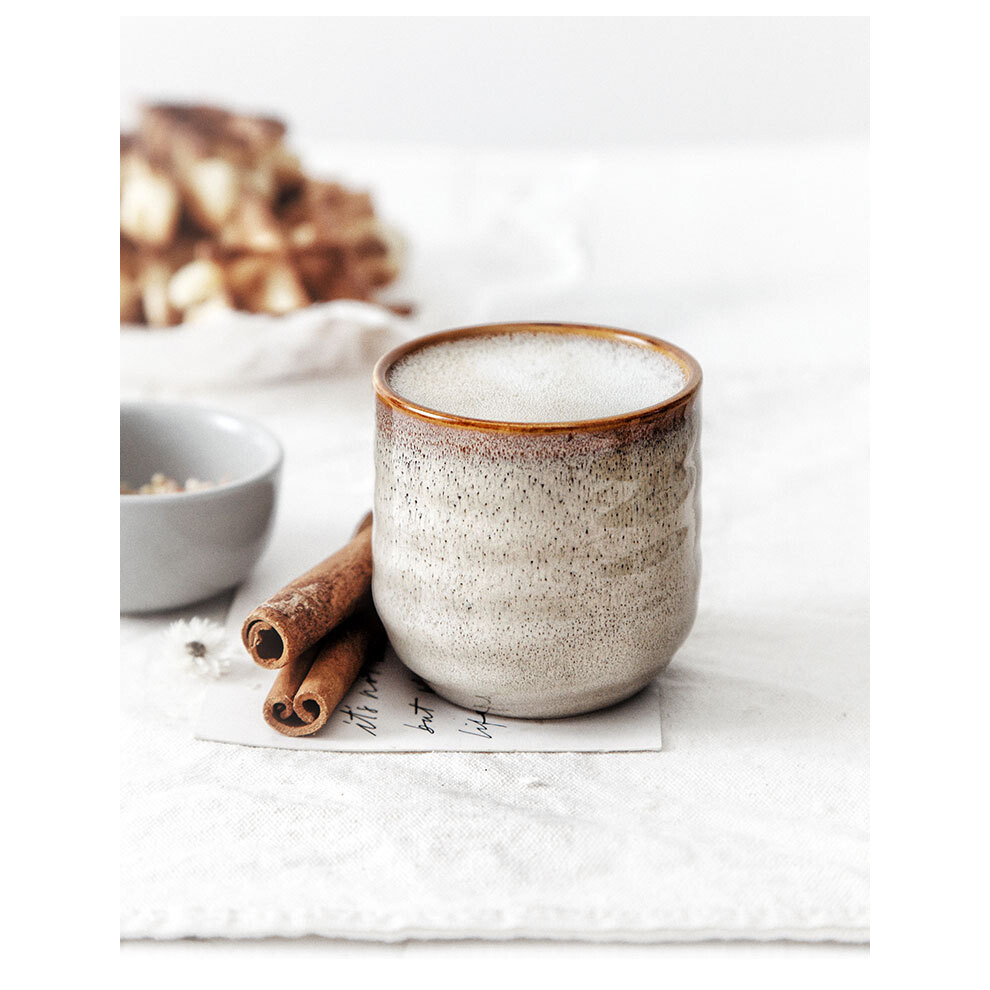 Handcrafted Elegance, Nordic Minimalism Style Large Capacity Unique Coffee Mugs With Stronger Black Clay, Artisanal Design For Stylish Kitchen And