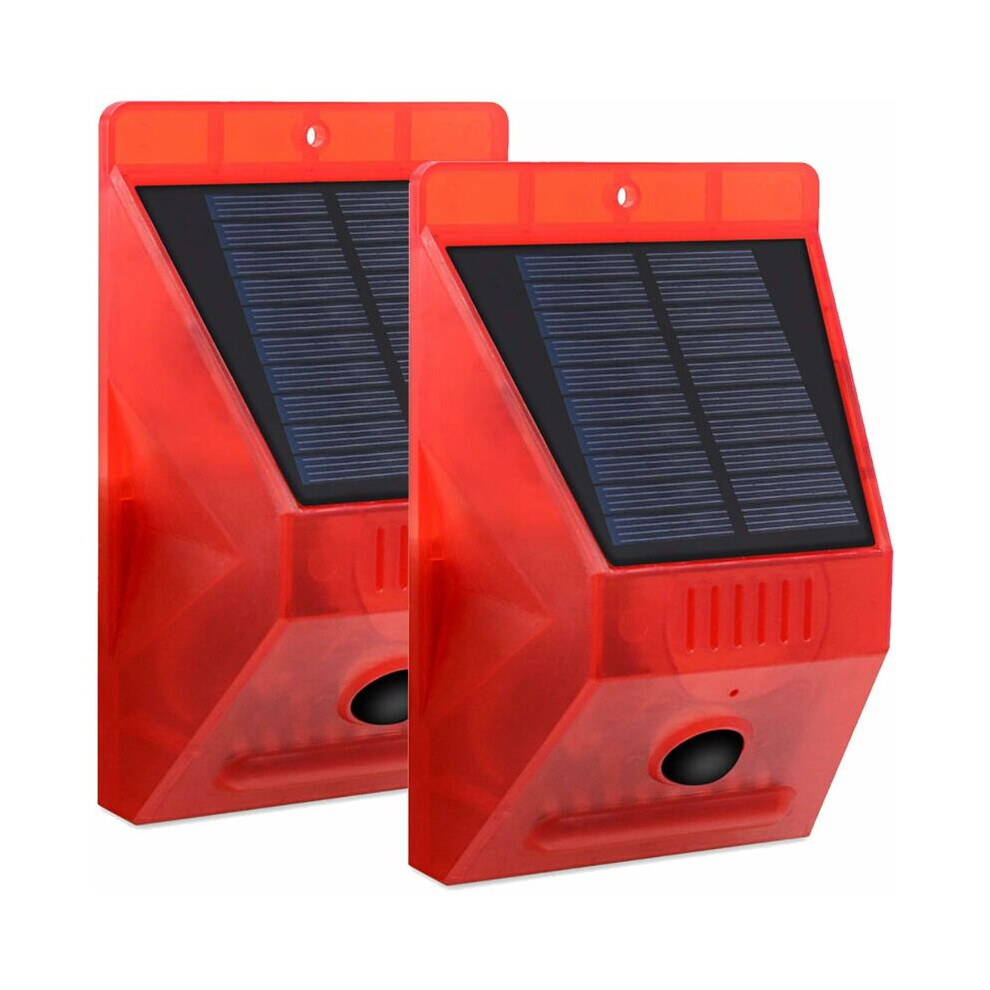 Customizable Outdoor Security, Motion Sensor Alarm With Solar Power And Remote Control, Adjustable Sensitivity For Optimal Protection 9173940394933