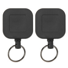 2Pcs Small Heavy-Duty Retractable Badge Holders, Built To Last With Unbreakable Cord For Easy Access To Keys & Badges In Work Settings