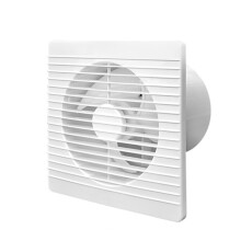 Ventilation Fan for Bathroom, Low Noise Exhaust Fan 220V 50Hz High Airflow 156 m³/h with Non-Return Valve Tubular Design for Garage and Small