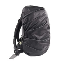 Equipamento compacto para aventuras ao ar livre, capa de chuva impermeável em nylon resistente para proteção da mochila, fácil de usar com faixa