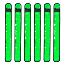 Hög synlighet, väderbeständigt, justerbart LED-armband, maximerar synligheten för nattaktiviteter, reflekterande uppladdningsbart armband,