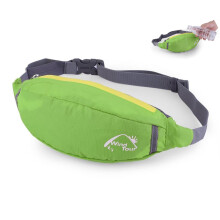 Outdoor Essentials, Reflective Texture Waist Bag, Multifunctional Pockets for Cell Phone, Keys, Wallets, Ideal for Men and Women, Noise-Free Zippers,