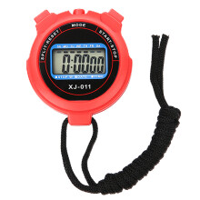 Electronic Sports Stopwatch, Professional Handheld Digital LCD Chronograph Timer, Waterproof Multi-Function, Time Accuracy, Date Time Alarm, For Fitne