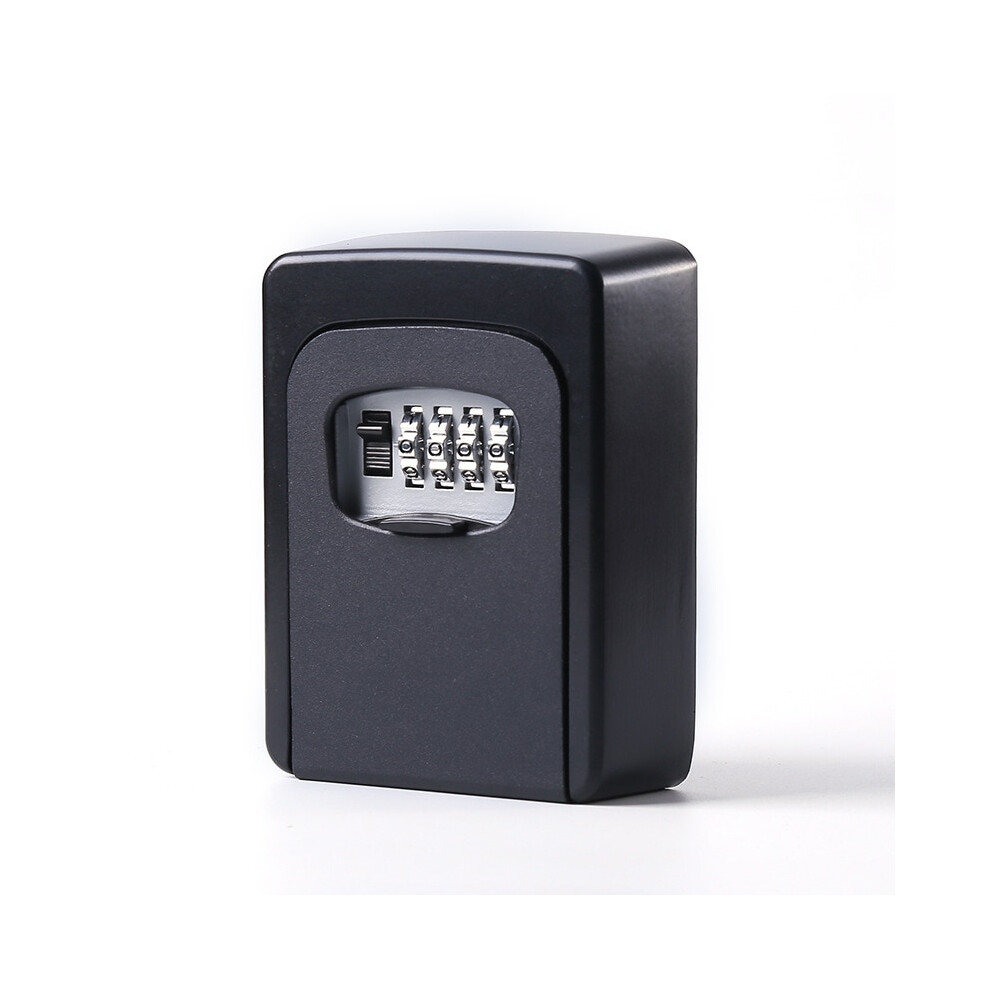 Jormftte Secure Key Lock Box, Aluminum Alloy Wall Mount With Resettable 4-Digit Combination, High Security Lock For Emergency Access, Weatherproof 9340959636310