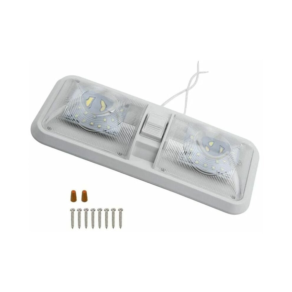 Elegant Rv Led Lights, On Off Switch For Convenient Usage, Double Dome Design Ensuring Brightness And Range, Energy Saving Dc 12V Rv Interior 9169997256096