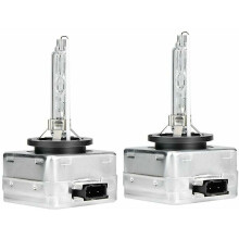 Lâmpada automotiva super brilhante, fácil de instalar, plug and play, lâmpada de farol de xenônio, substituição OEM garante encaixe perfeito,