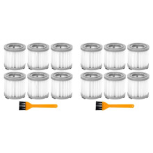 14Pcs Filtro HEPA para JIMMY JV51 / 53 Aspirador InaláMbrico de Mano Filtro HEPA Filtro de Repuesto Gris