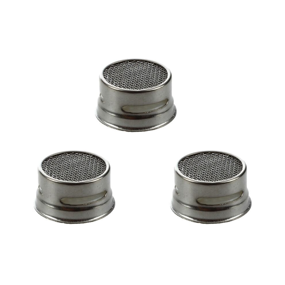3X Kitchen/Bathroom Faucet Sprayer Strainer Tap Filter - White And Silver 4713163441301
