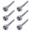 6X Reservdel Light Silver Plating Trumpet 7C Munstycke 1