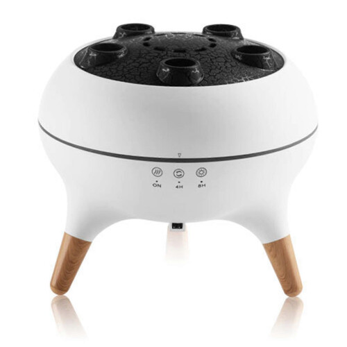 (A, 1) Essential-Oil Diffuser with 7 Colors LED Light Timing Function for Home