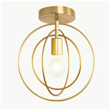 Retro industriell taklampe, vintage pendellampe for barkjøkken, lavkarbonoverflate, miljøbeskyttelse, giftfri, ingen rust