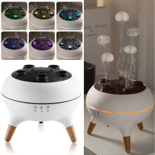 (D, 1) Essential-Oil Diffuser with 7 Colors LED Light Timing Function for Home